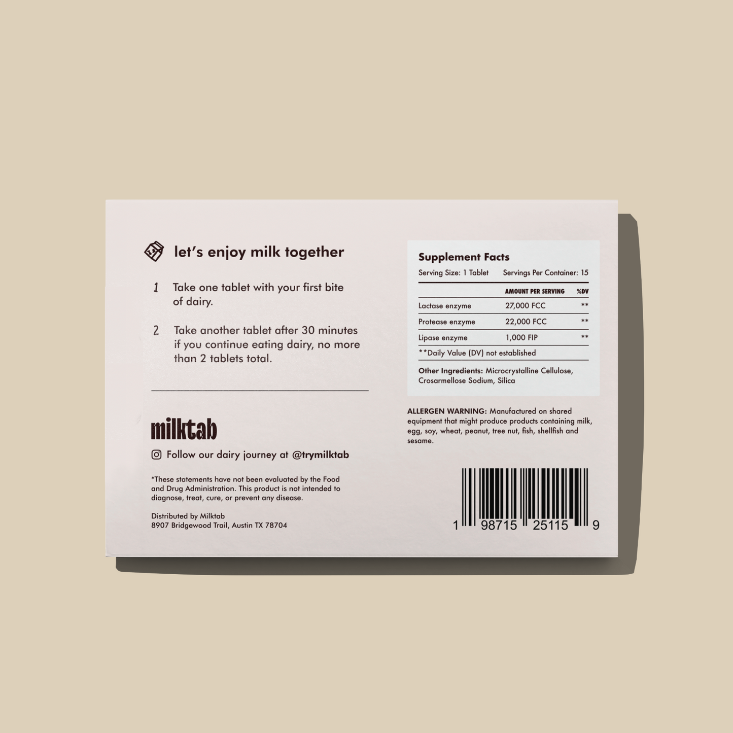 Milktab (45 tablets)